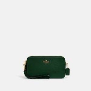 green coach crossbody